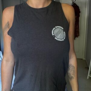 Spiritual Gangster Black Tank Top